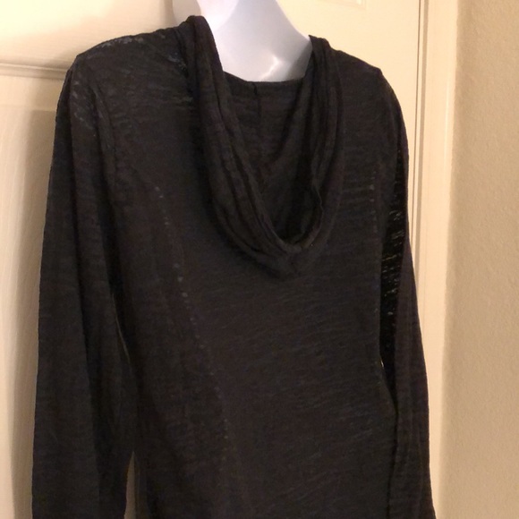 Adorable Sheer Black Animal Print Hoodie - Picture 7 of 9